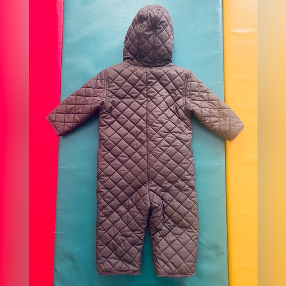 Ready for Fall/Winter Ralph Lauren Forest Green Baby Quilted Bunting - Picture 2 of 4